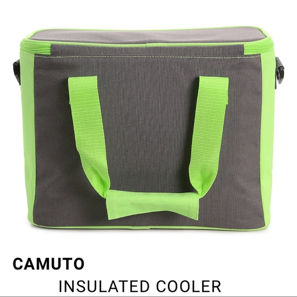 🆕 Insulated Travel Cooler Bag Grn/Grey CAMUTO DSW - Picture 6 of 12